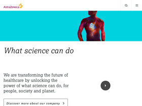 'astrazeneca.com' screenshot