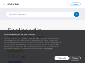 '123hjemmeside.dk' screenshot