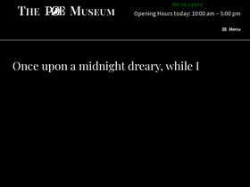 'poemuseum.org' screenshot