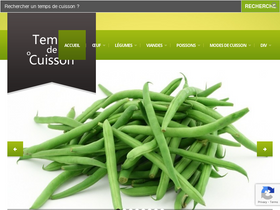 'temps-de-cuisson.fr' screenshot