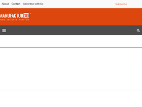 'manufactur3dmag.com' screenshot