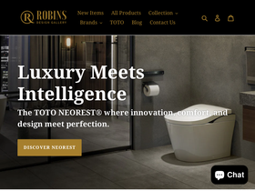 robinsdesigngallery.com homepage screenshot