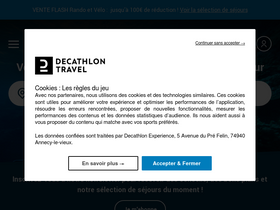 'decathlontravel.com' screenshot