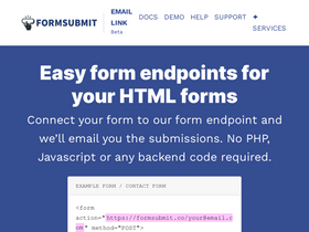 'formsubmit.co' screenshot