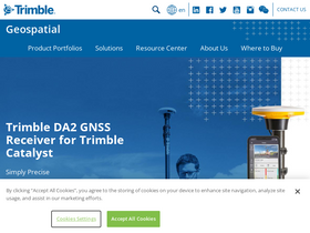 'trimblegeospatial.com' screenshot