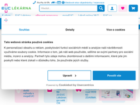 'euclekarna.cz' screenshot