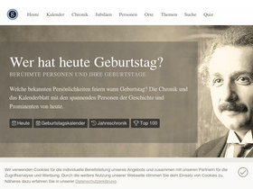 'geboren.am' screenshot