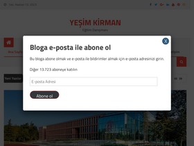 'yesimkirman.com' screenshot
