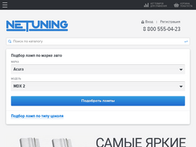 'netuning.ru' screenshot