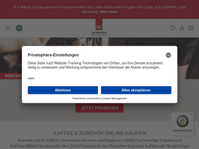'aromatico.de' screenshot