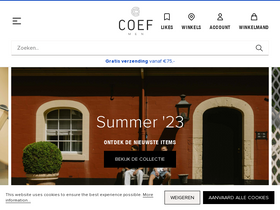 'coef.nl' screenshot
