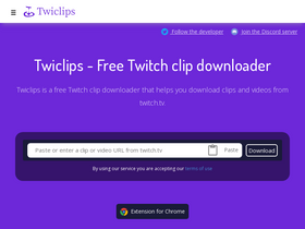 'twiclips.com' screenshot