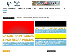 'derechoenmexico.mx' screenshot