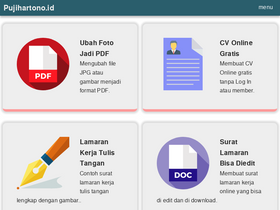 'pujihartono.id' screenshot