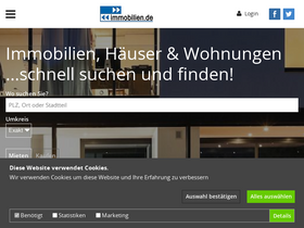 'immobilien.de' screenshot