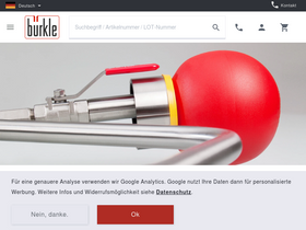 'buerkle.de' screenshot
