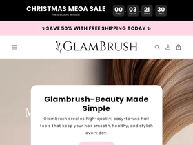 Glambrush website screenshot