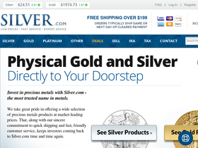 'silver.com' screenshot