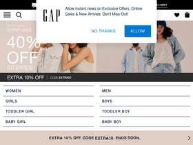 'gap.ae' screenshot