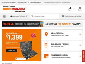 'autozone.com.mx' screenshot
