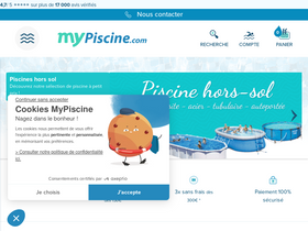 'mypiscine.com' screenshot