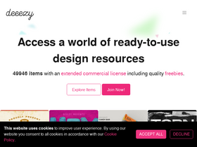 'deeezy.com' screenshot