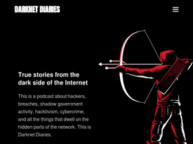 'darknetdiaries.com' screenshot