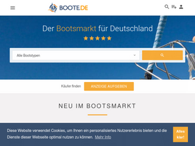'boote.de' screenshot