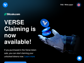 'getverse.com' screenshot