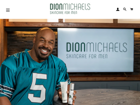 dionmichaels.com homepage screenshot
