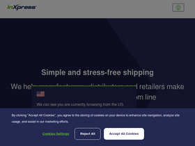 'inxpress.com' screenshot