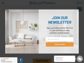 'solartown.com' screenshot