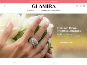 'glamira.ca' screenshot