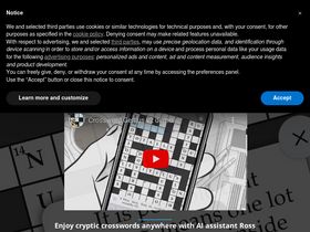 'crosswordgenius.com' screenshot