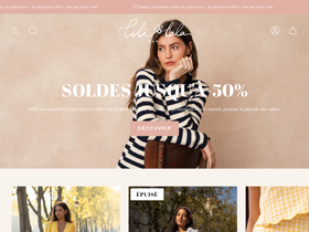 Lili & Lala website screenshot