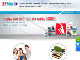 'rdsic.edu.vn' screenshot