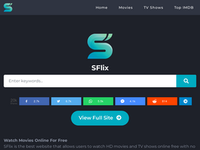 'sflix.se' screenshot