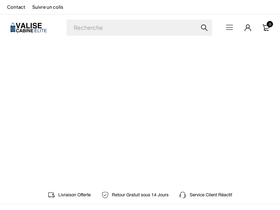 Valise Cabine homepage screenshot