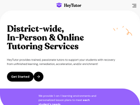 'heytutor.com' screenshot