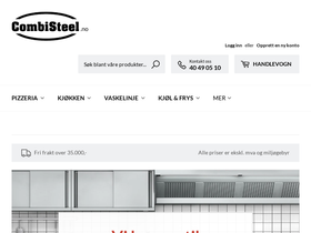 combisteel.no homepage screenshot