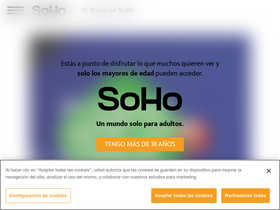 'soho.co' screenshot