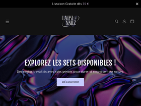 laukinailz.com homepage screenshot