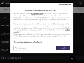 'lexus.fr' screenshot
