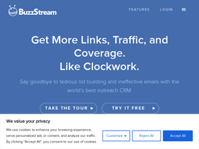 'buzzstream.com' screenshot