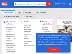 'zl.lv' screenshot