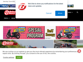 'balapmotor.net' screenshot
