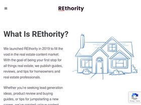 'rethority.com' screenshot