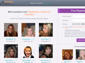 'arousingdates.com' screenshot