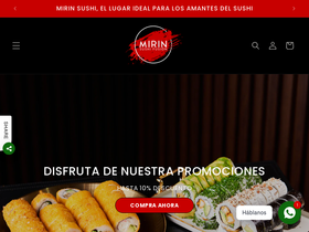 mirinsushi.cl homepage screenshot