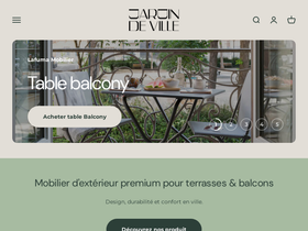 jardindeville.be homepage screenshot